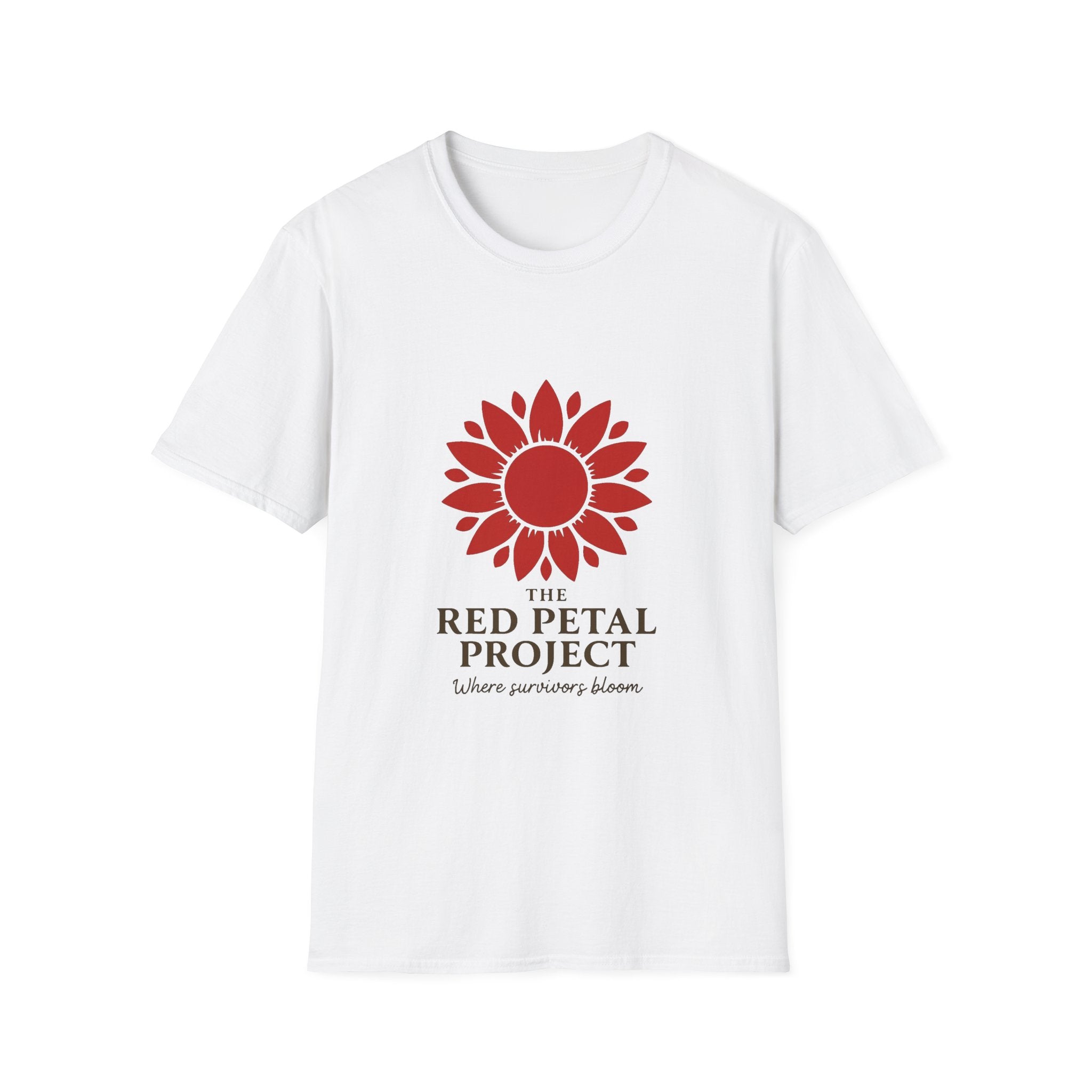 Red Petal Project Unisex Softstyle T-Shirt with Red Petal Project Design - Comfortable Casual Wear, Gift for Nature Lovers, Eco-Friendly Tee, [...]