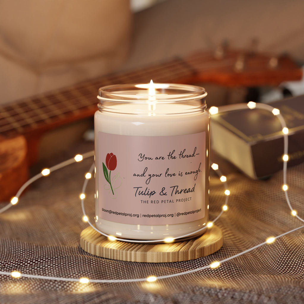 Tulip & Thread Scented Soy Candle, 9oz