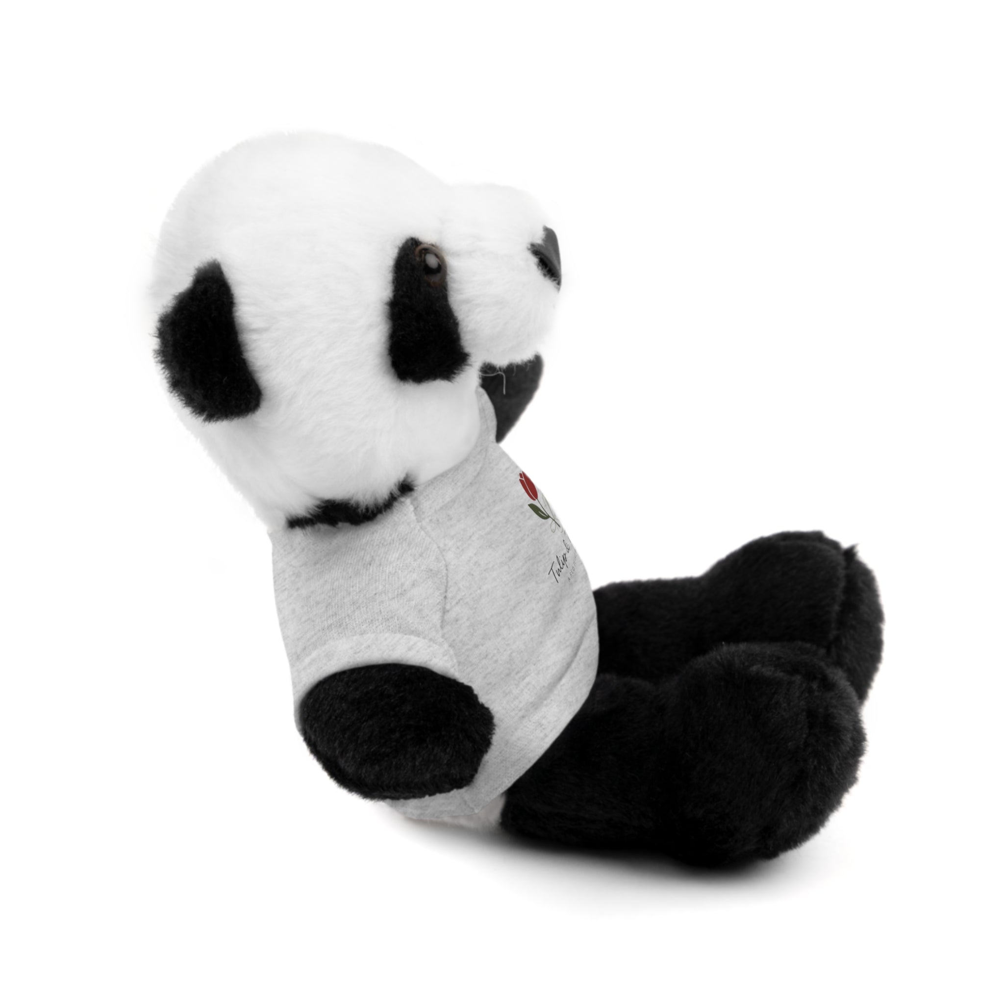 Tulip & Thread Adorable Stuffed Animal with Custom Tee - Perfect Gift for Kids, Birthdays, Holidays, Baby Showers, Plush Toy