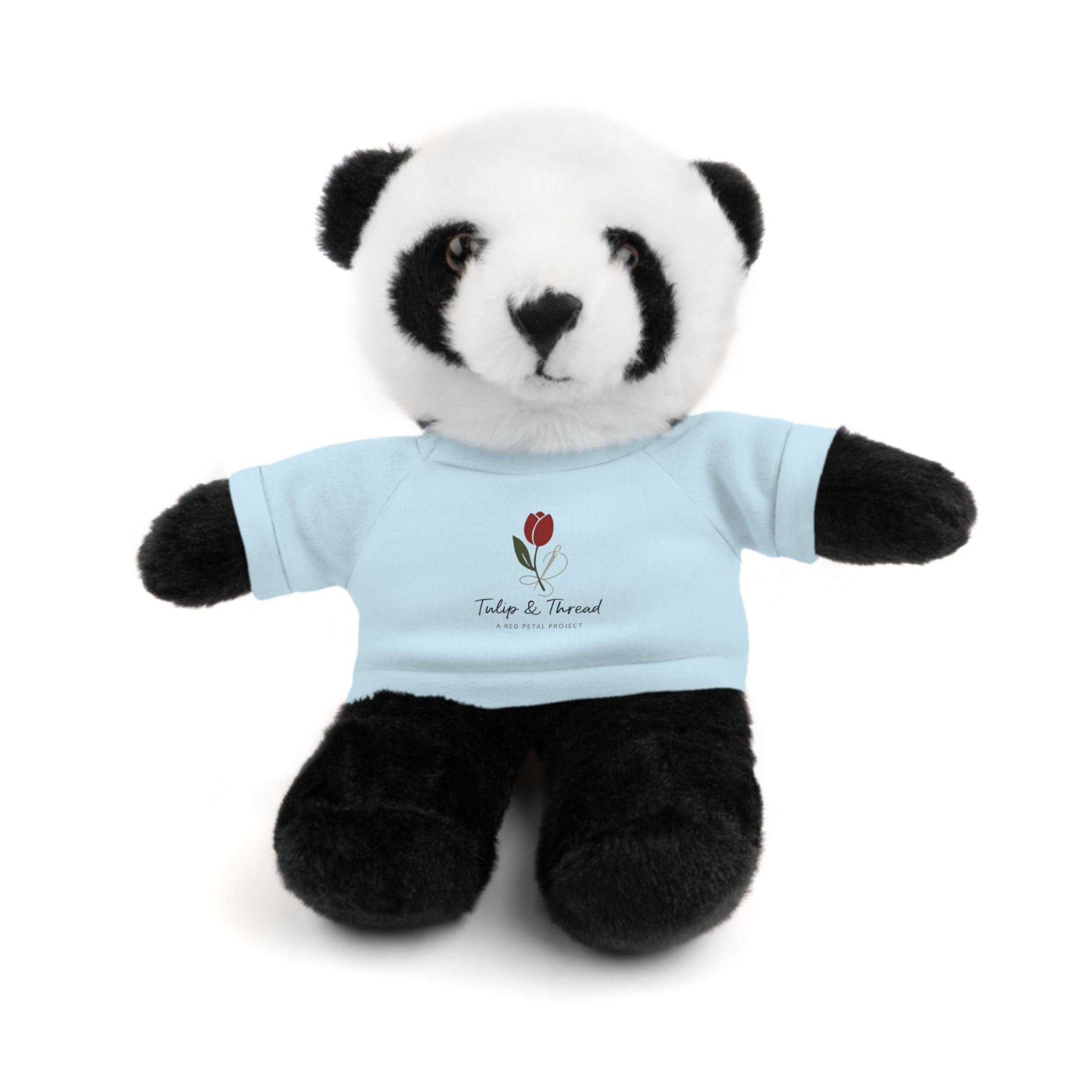 Tulip & Thread Adorable Stuffed Animal with Custom Tee - Perfect Gift for Kids, Birthdays, Holidays, Baby Showers, Plush Toy