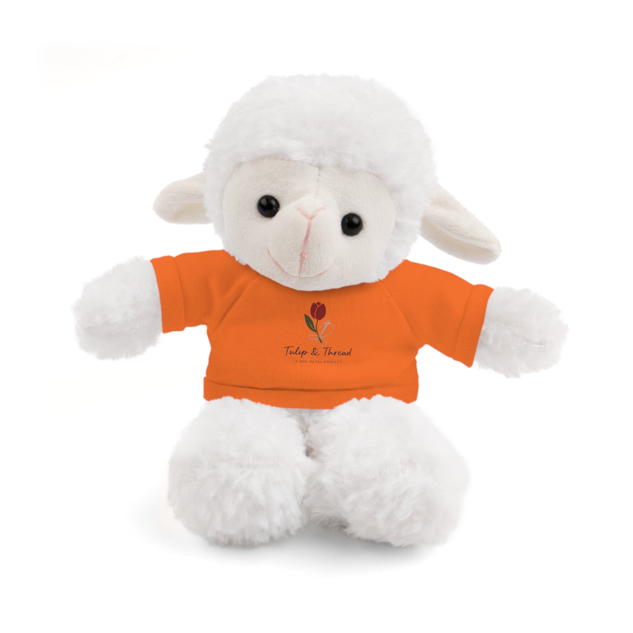 Tulip & Thread Adorable Stuffed Animal with Custom Tee - Perfect Gift for Kids, Birthdays, Holidays, Baby Showers, Plush Toy