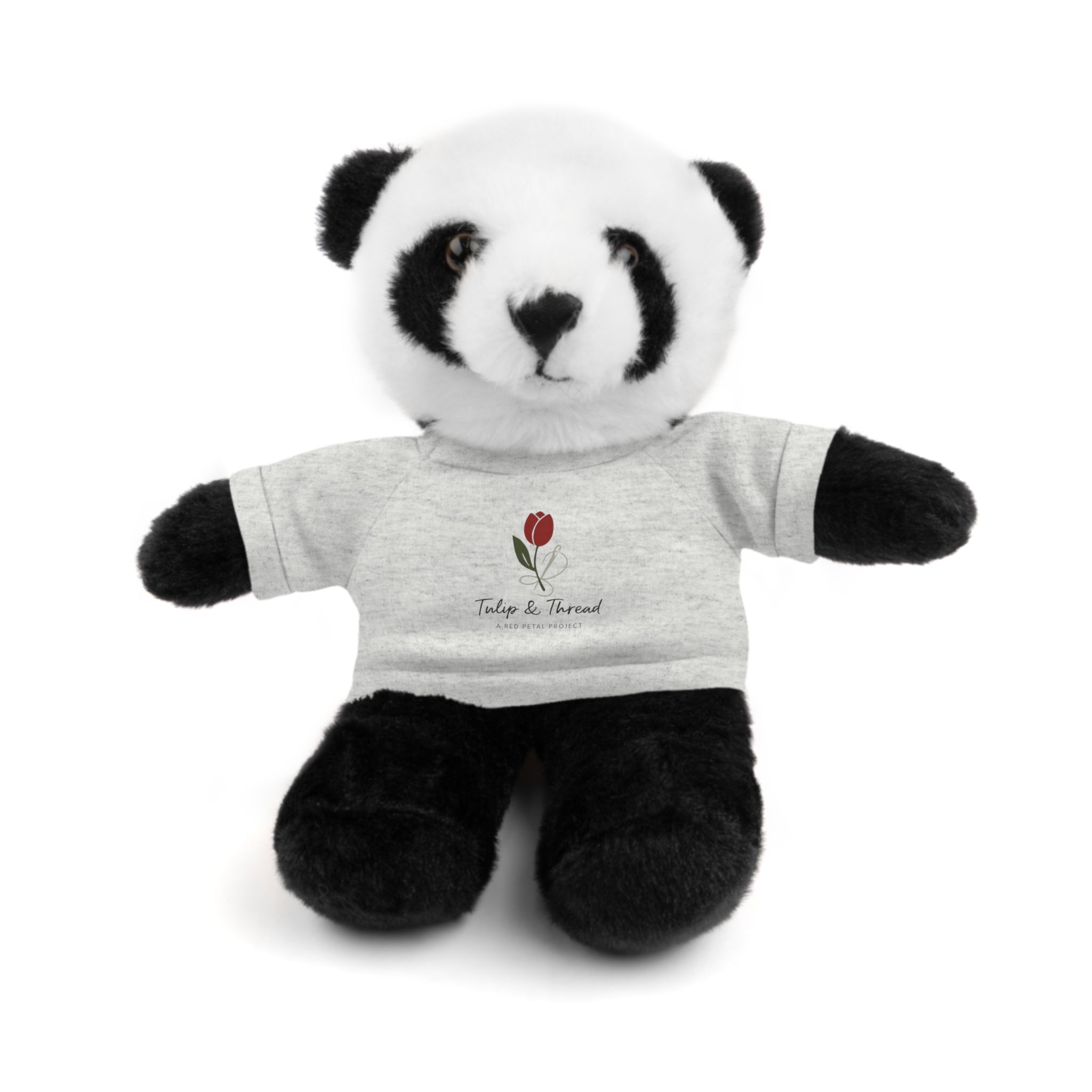 Tulip & Thread Adorable Stuffed Animal with Custom Tee - Perfect Gift for Kids, Birthdays, Holidays, Baby Showers, Plush Toy