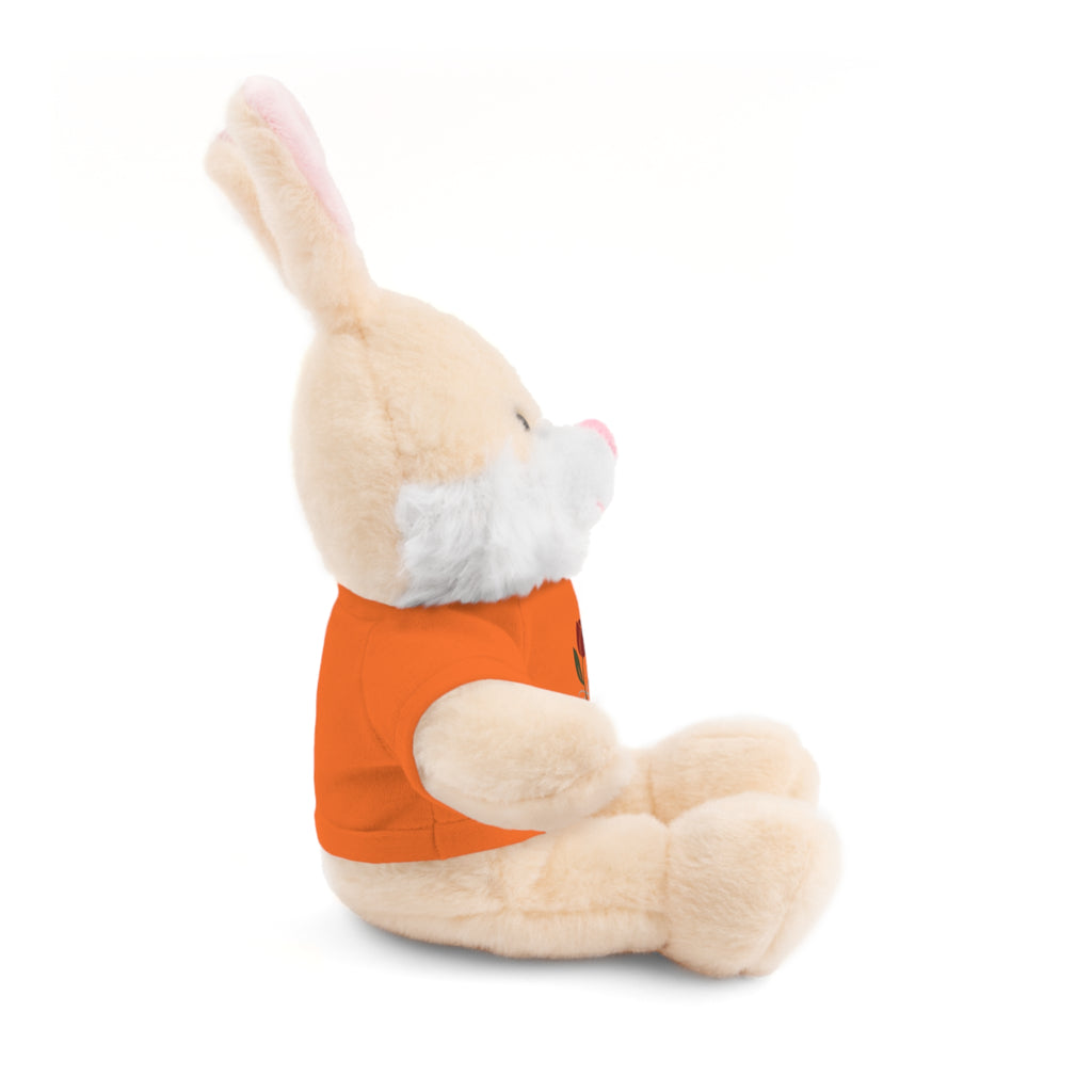 Tulip & Thread Adorable Stuffed Animal with Custom Tee - Perfect Gift for Kids, Birthdays, Holidays, Baby Showers, Plush Toy
