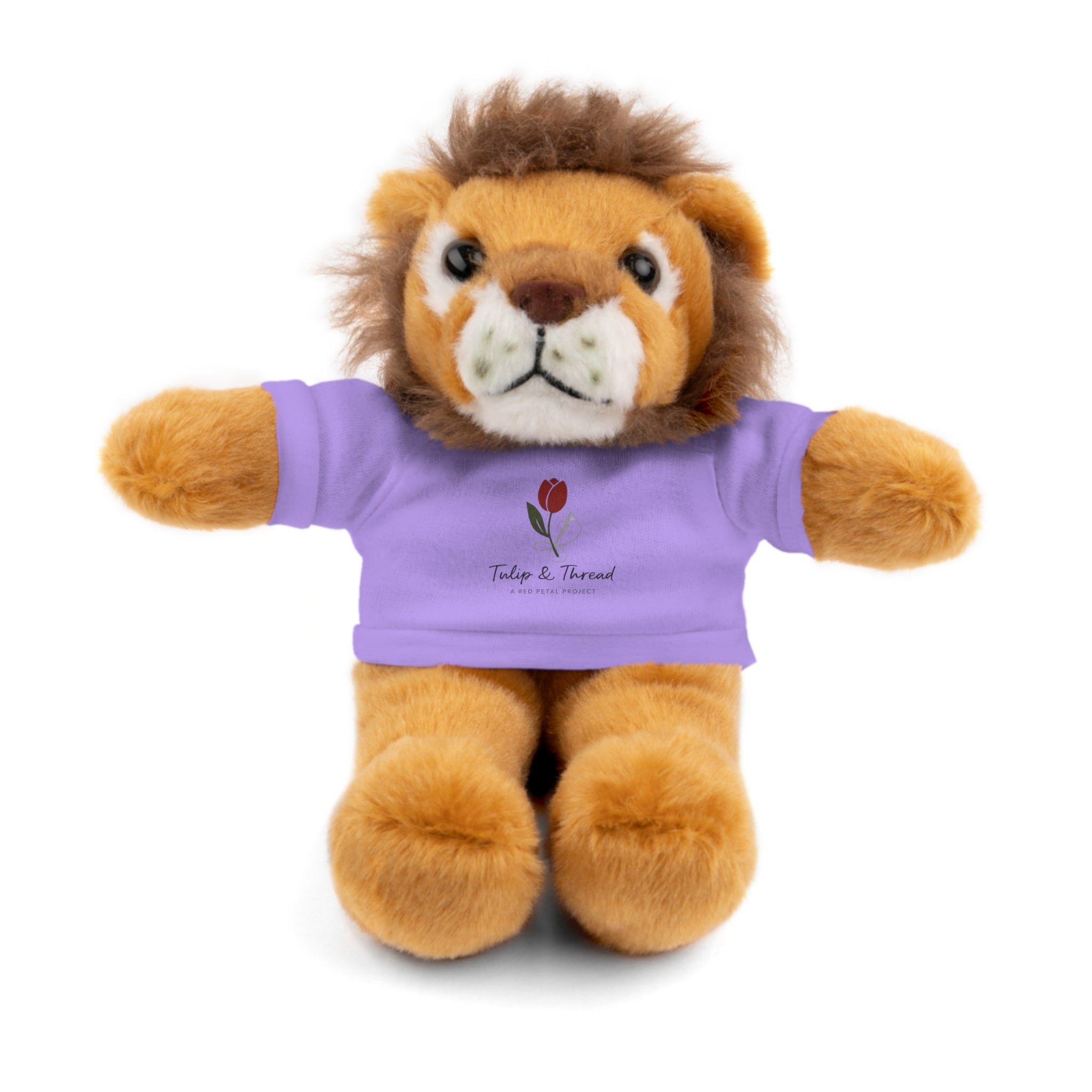 Tulip & Thread Adorable Stuffed Animal with Custom Tee - Perfect Gift for Kids, Birthdays, Holidays, Baby Showers, Plush Toy