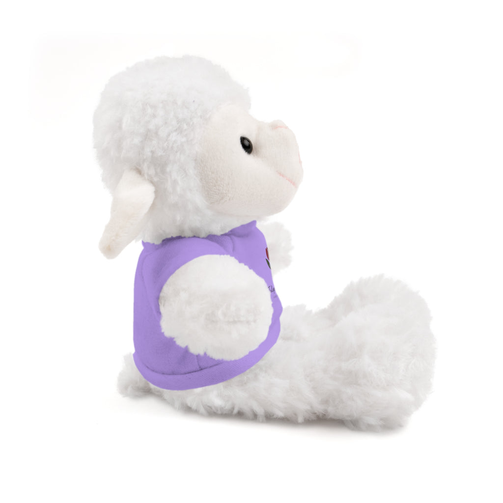 Tulip & Thread Adorable Stuffed Animal with Custom Tee - Perfect Gift for Kids, Birthdays, Holidays, Baby Showers, Plush Toy