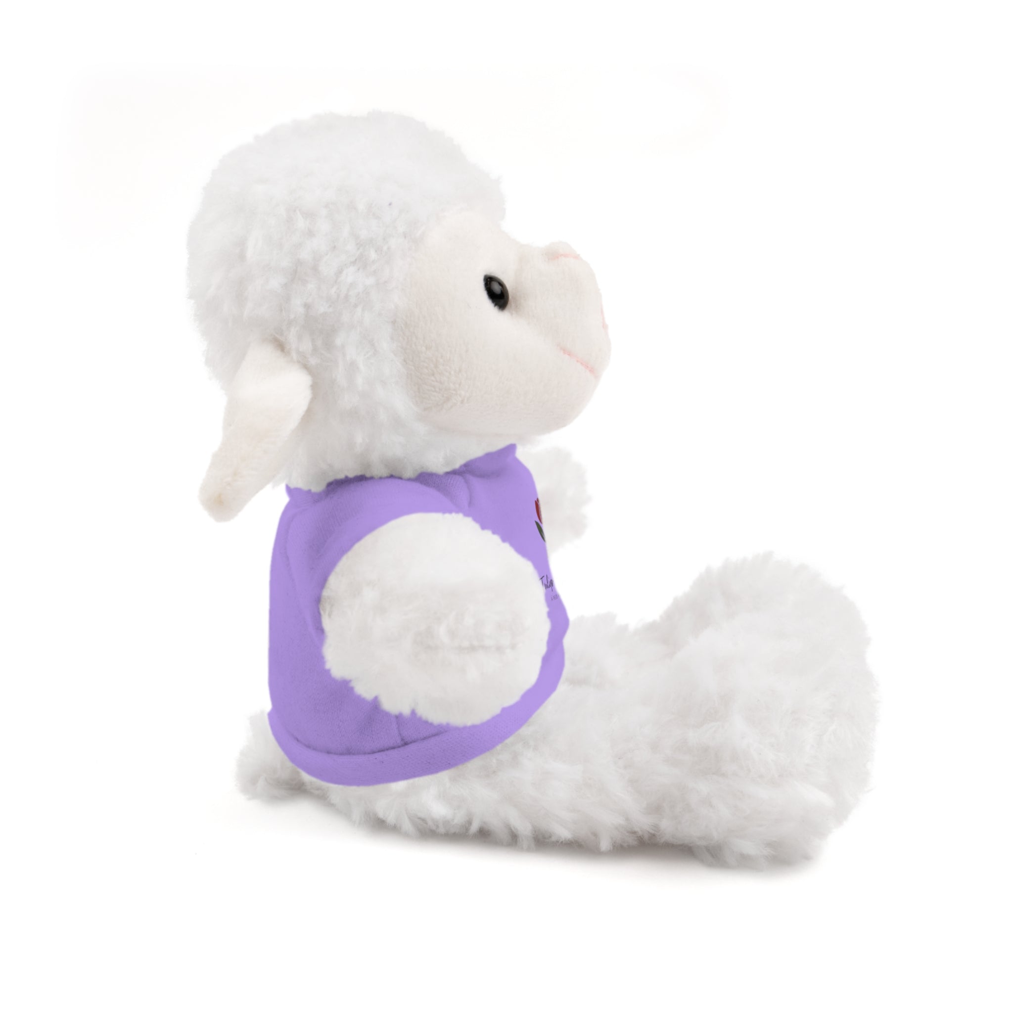 Tulip & Thread Adorable Stuffed Animal with Custom Tee - Perfect Gift for Kids, Birthdays, Holidays, Baby Showers, Plush Toy