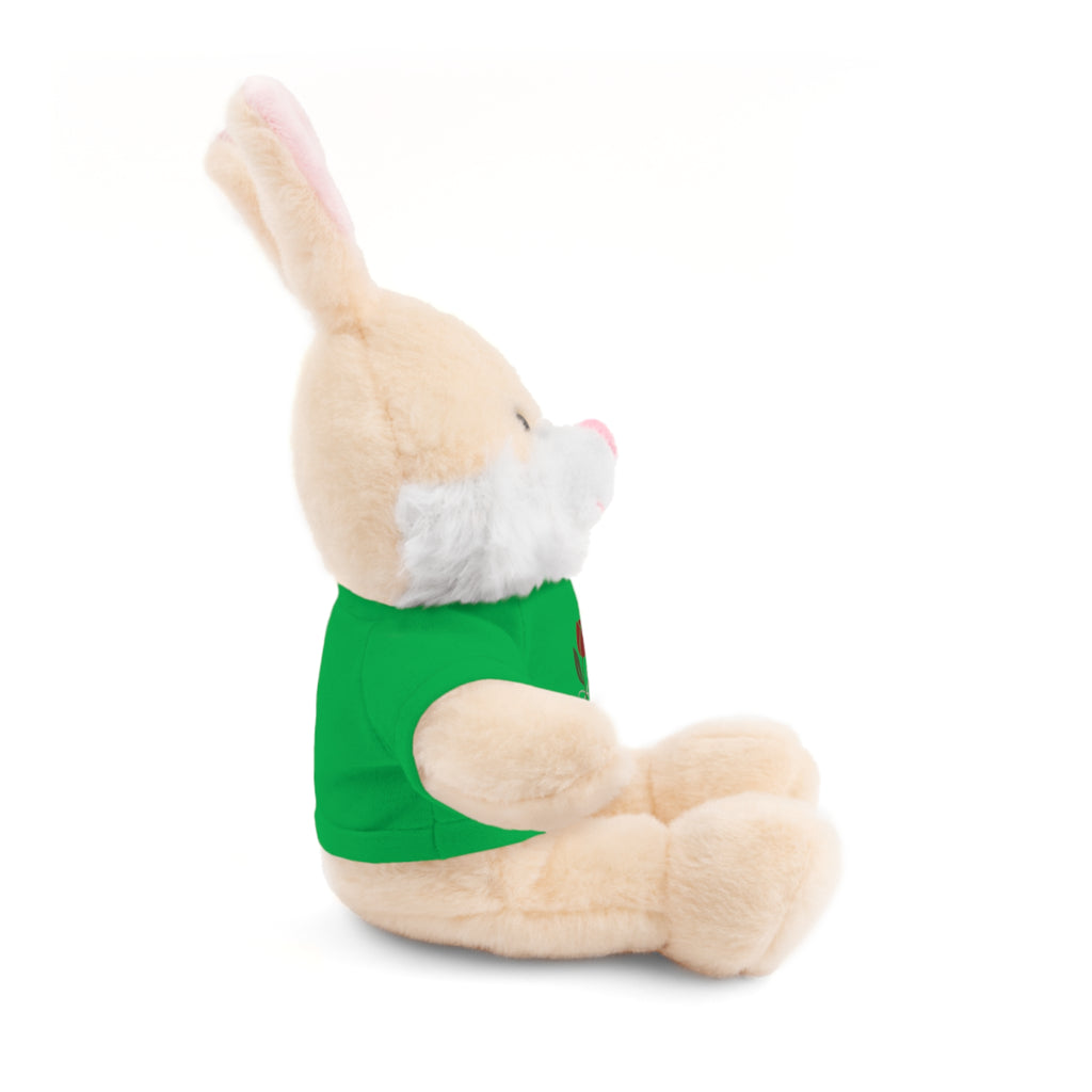 Tulip & Thread Adorable Stuffed Animal with Custom Tee - Perfect Gift for Kids, Birthdays, Holidays, Baby Showers, Plush Toy