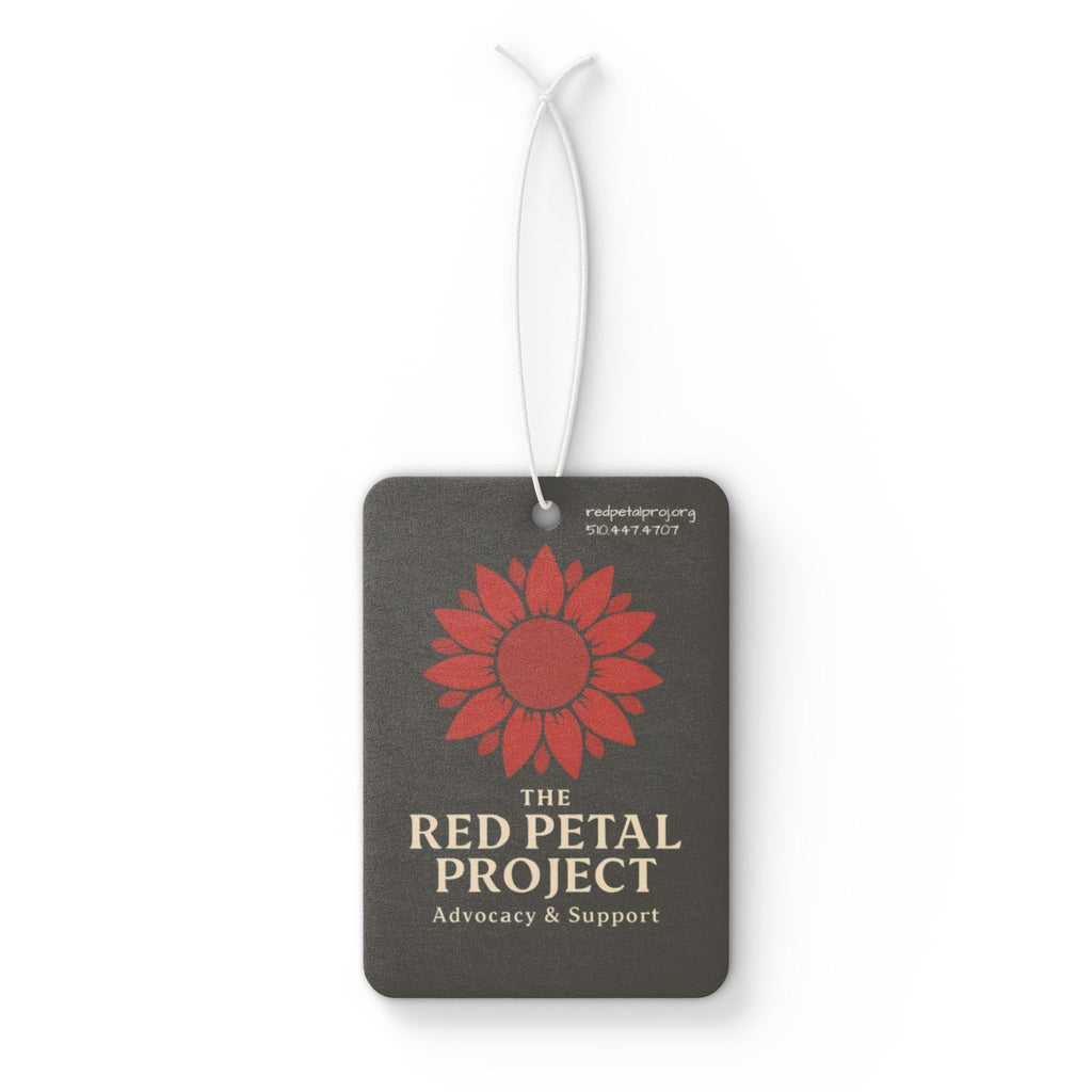 Red Petal Project Car Air Freshener | Floral Scented Gift | Eco-Friendly Choose Joy | Support Advocacy | Perfect for Home & Car