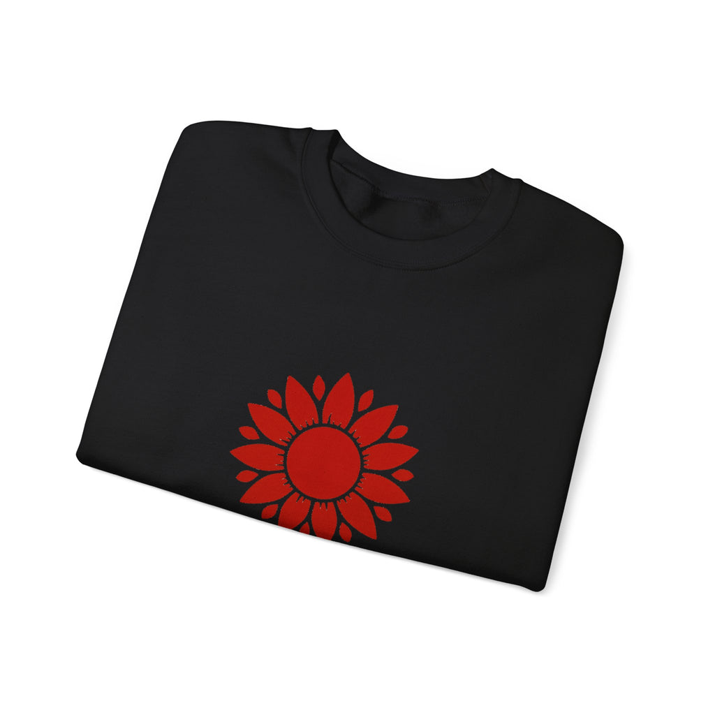 Red Petal Project Crewneck Sweatshirt - Cozy Gift, Unisex Fashion, Casual Wear, Fundraising Apparel, Sustainable Fashion