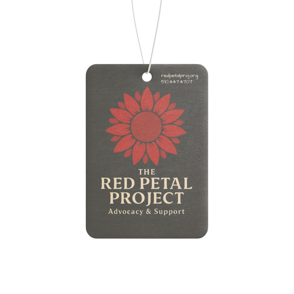 Red Petal Project Car Air Freshener | Floral Scented Gift | Eco-Friendly Choose Joy | Support Advocacy | Perfect for Home & Car