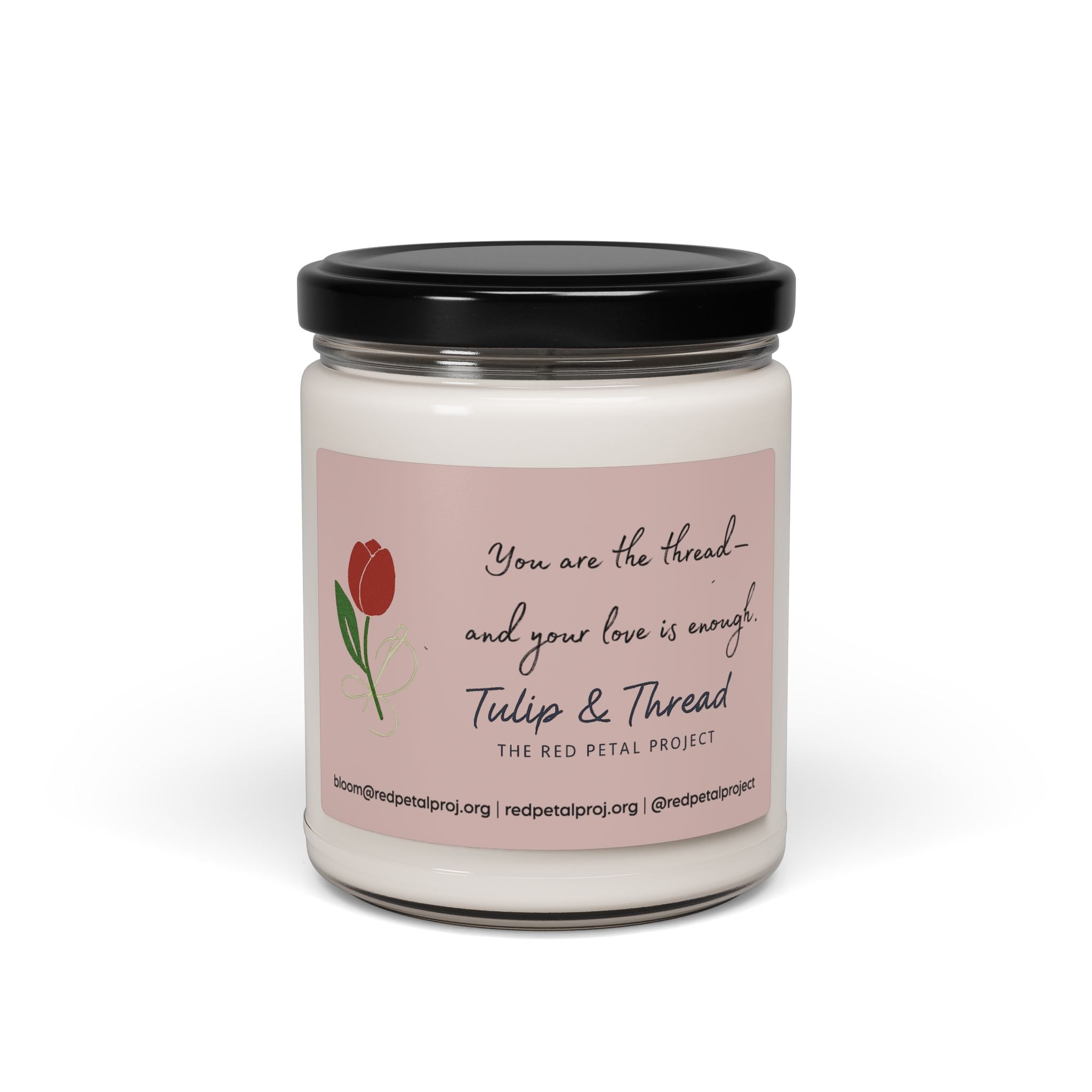 Tulip & Thread Scented Soy Candle, 9oz