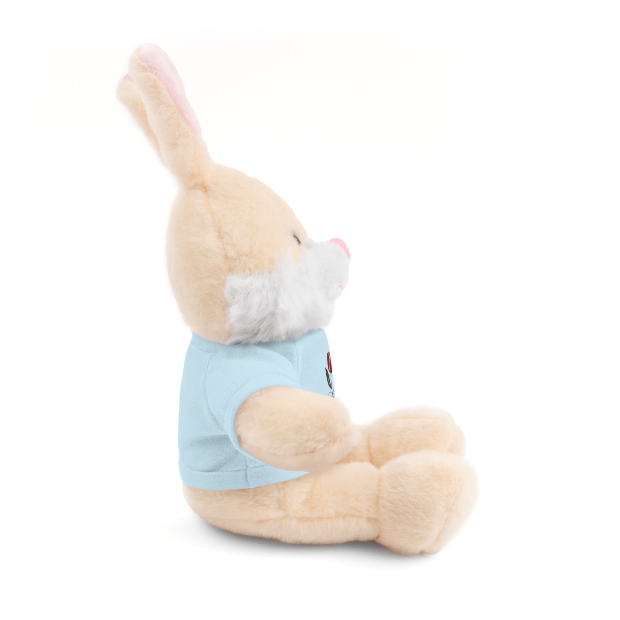 Tulip & Thread Adorable Stuffed Animal with Custom Tee - Perfect Gift for Kids, Birthdays, Holidays, Baby Showers, Plush Toy