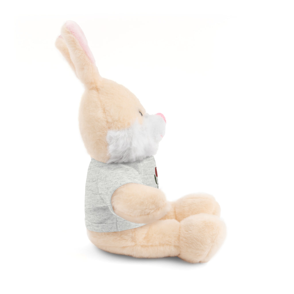Tulip & Thread Adorable Stuffed Animal with Custom Tee - Perfect Gift for Kids, Birthdays, Holidays, Baby Showers, Plush Toy
