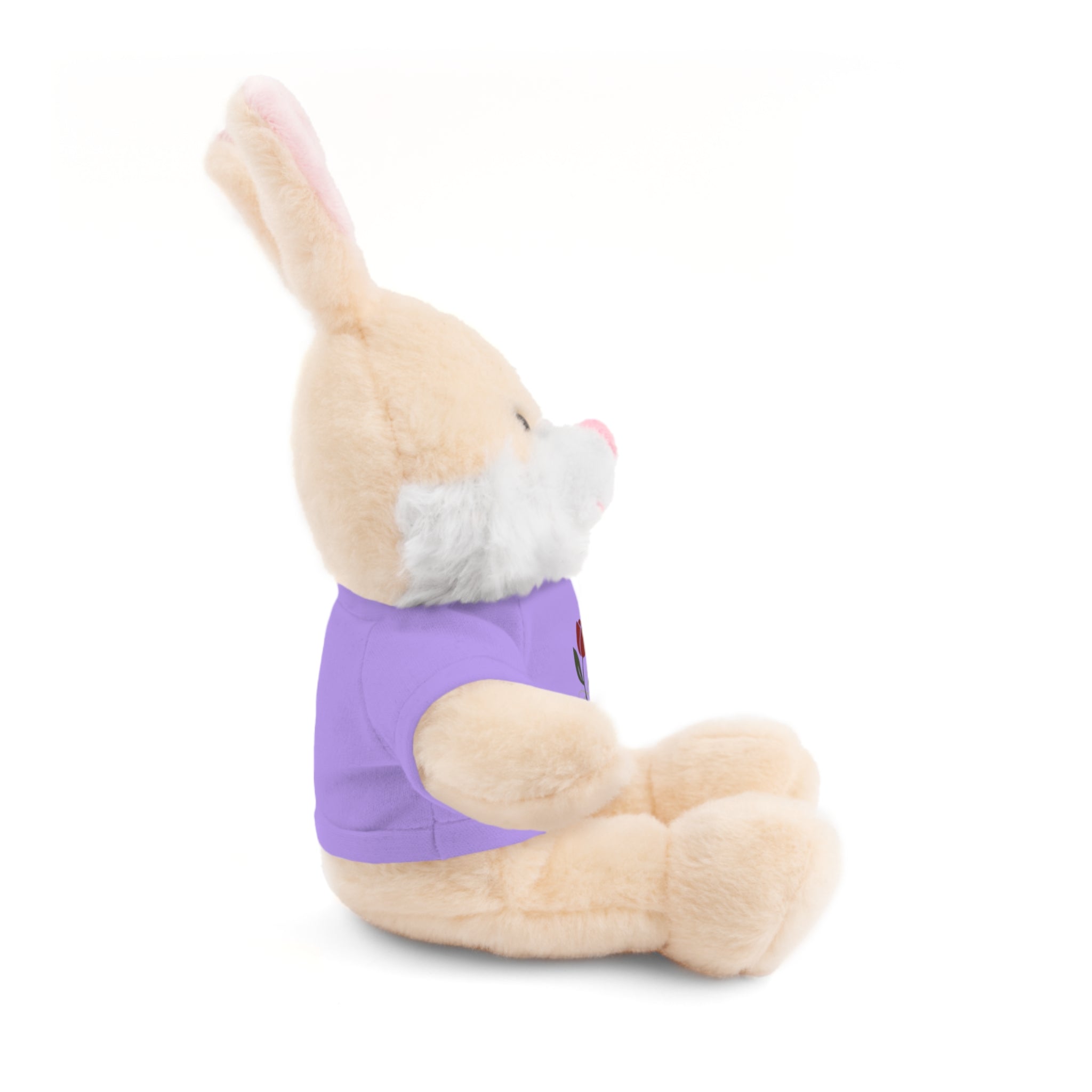 Tulip & Thread Adorable Stuffed Animal with Custom Tee - Perfect Gift for Kids, Birthdays, Holidays, Baby Showers, Plush Toy