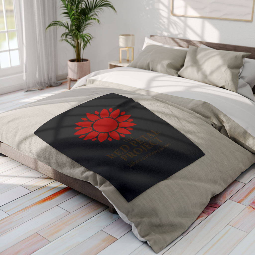Red Petal Project Cozy Arctic Fleece Blanket for Warmth & Comfort | Ideal Gift for Holidays, Home Decor, Relaxation, Snuggling