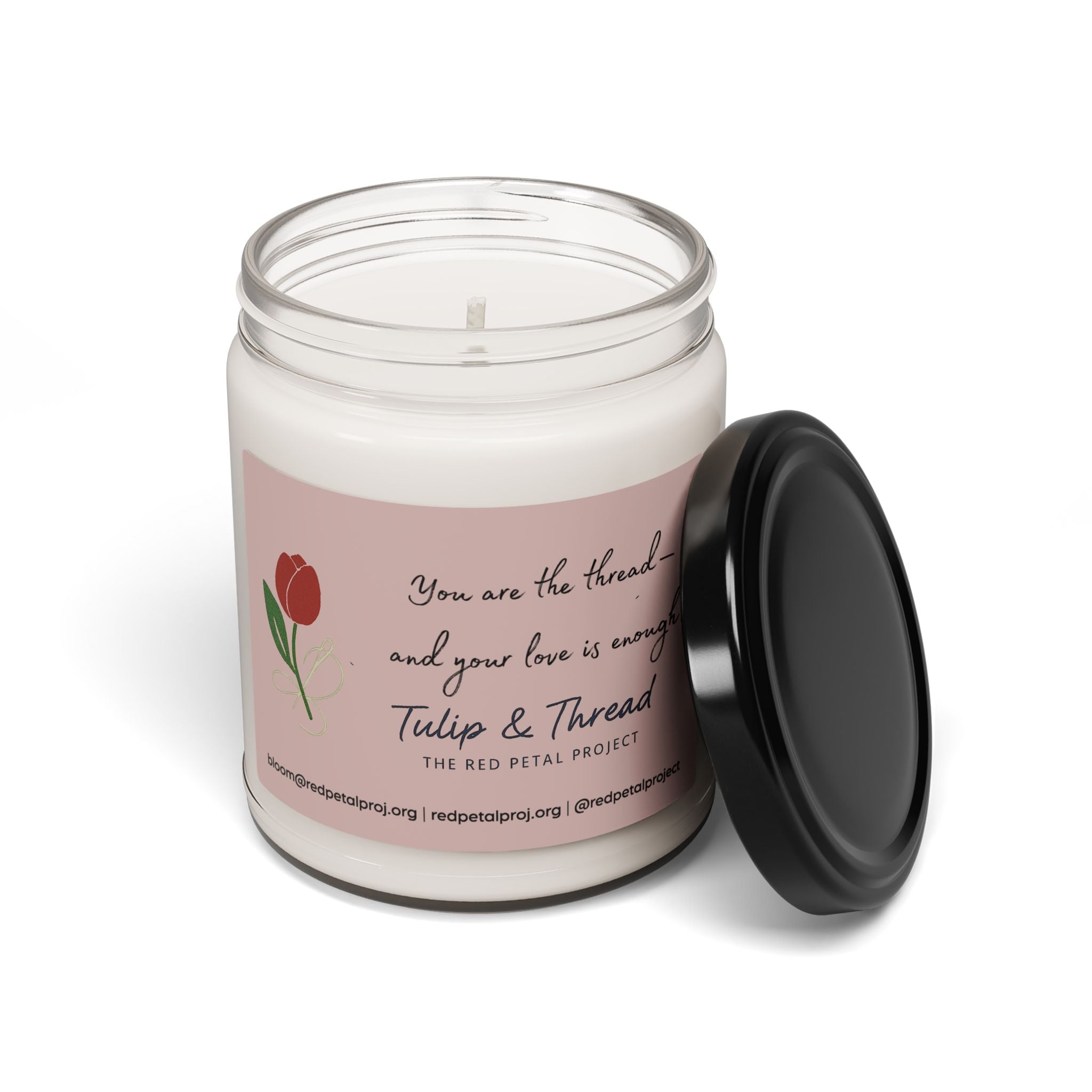 Tulip & Thread Scented Soy Candle, 9oz
