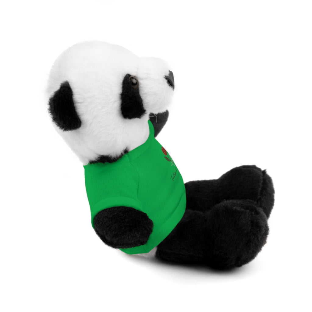 Tulip & Thread Adorable Stuffed Animal with Custom Tee - Perfect Gift for Kids, Birthdays, Holidays, Baby Showers, Plush Toy