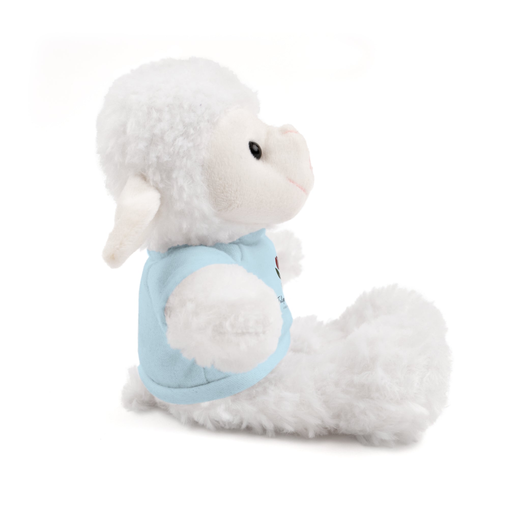 Tulip & Thread Adorable Stuffed Animal with Custom Tee - Perfect Gift for Kids, Birthdays, Holidays, Baby Showers, Plush Toy